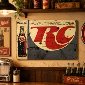 Royal Crown Cola Vintage Sign - Etsy