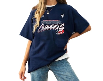 Camiseta de los Carolina Hurricanes campeones de 2026, camiseta de regalo para aficionados a los playoffs de hockey