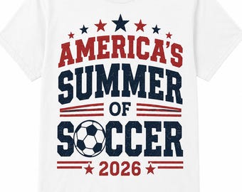 USA Soccer Summer 2026 Shirt, Team America World Cup Fan Tee