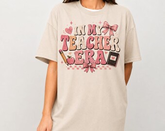 Camiseta "En mi época de profesor", camiseta para profesores, conjunto para la vuelta al cole, diseño de Apple Pencil
