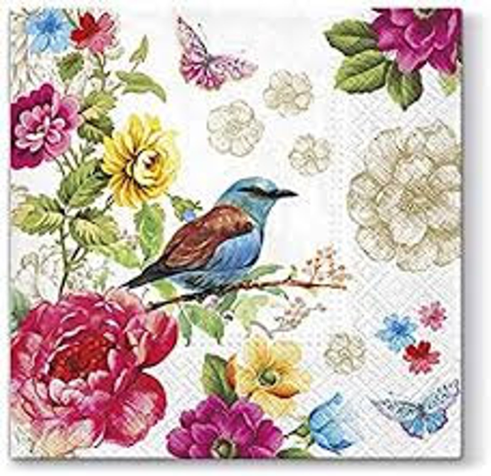 Bird of Paradise Napkins Set of 4 Paper Decoupage Napkins Etsy