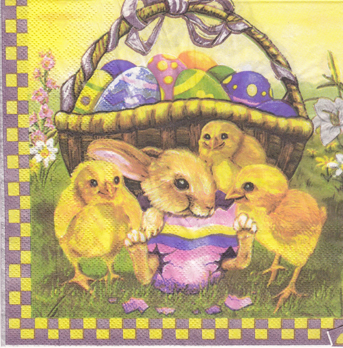 EASTER NAPKINS Set of 6 Mixed set of Easter Decoupage Etsy
