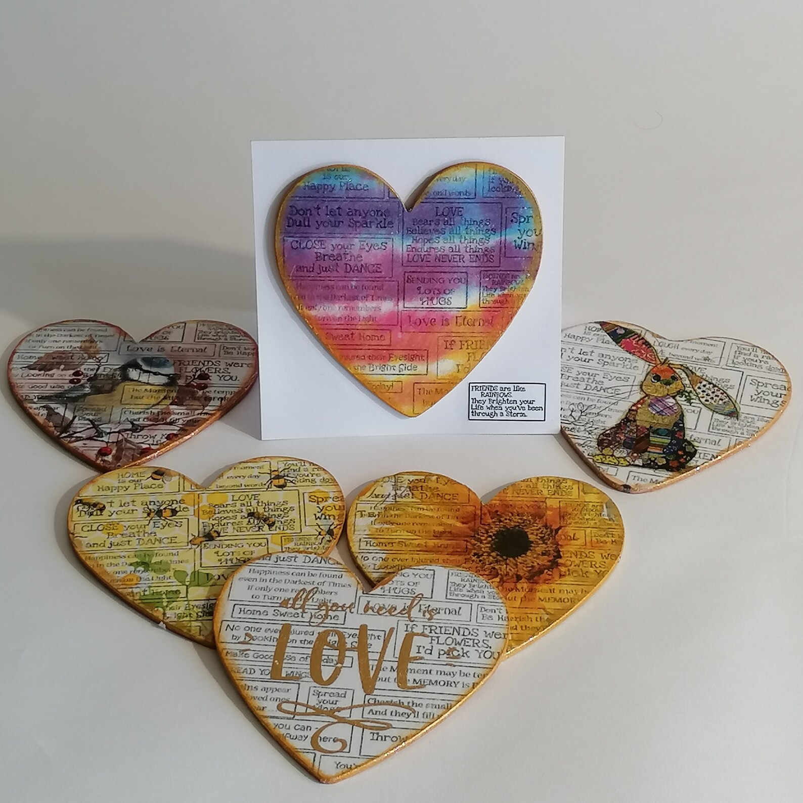 Decoupage Card Making Kit. Postable Art with Norma Book Card Etsy