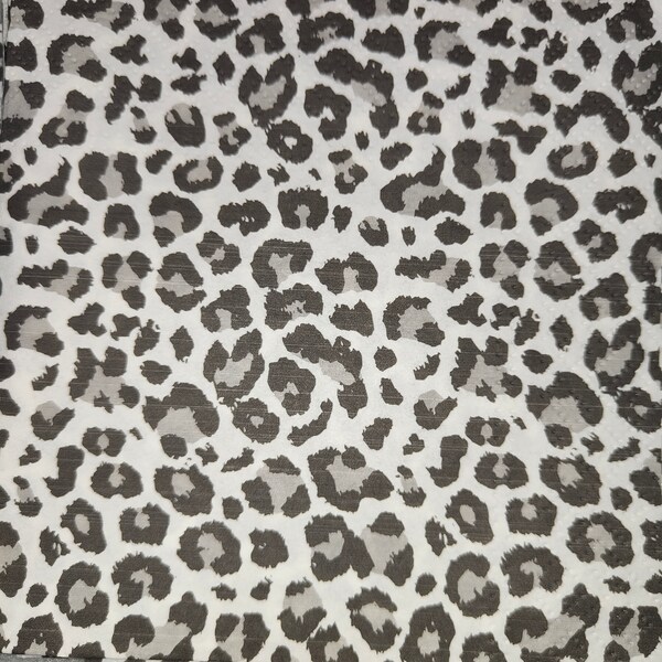 Animal Print Napkins Etsy