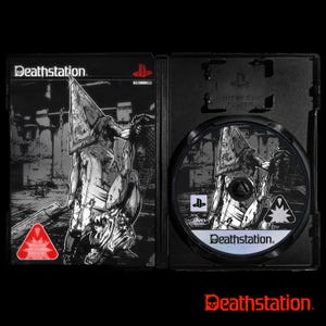 Silent Hill 2 Pyramid Head ps2 Print, Holographic Disc Sticker