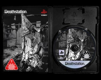 Stampa di Pyramid Head per PS2, adesivo olografico su disco