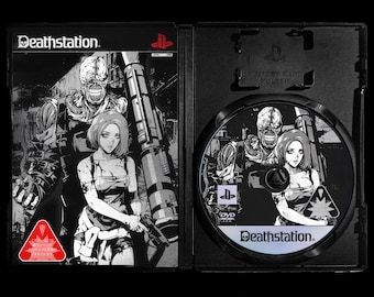 Resident Evil 3 Nemesis Jill Valentine PS2 Stampa, Adesivo olografico per disco (Custodia DVD)