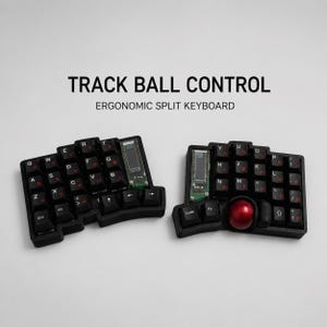 ​Keyball44 完成品フルセット（静音リニア / トラックボール付） Keyball 44 - Etsy 日本