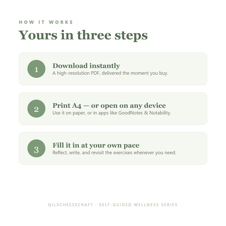 Caregiver Burnout Workbook | The Caregivers Companion | Fillable PDF | Caregiver Stress, Guilt & Self-Care Self-Help Journal | 20 Pages image 7
