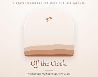 Work-Life-Balance-Arbeitsbuch | Freizeit | Ausfüllbares PDF | Selbsthilfe-Tagebuch zur Zeiteinteilung | 14 Seiten