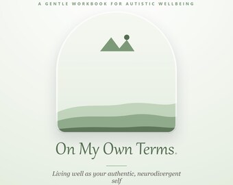 Arbeitsbuch für autistische Erwachsene | Selbstbestimmt | Ausfüllbares PDF | Selbsthilfe-Tagebuch zur Stärkung des Wohlbefindens | 20 Seiten