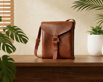 The Lifetime Leather Satchel–100% Hand-Laced 3mm Heirloom Leather