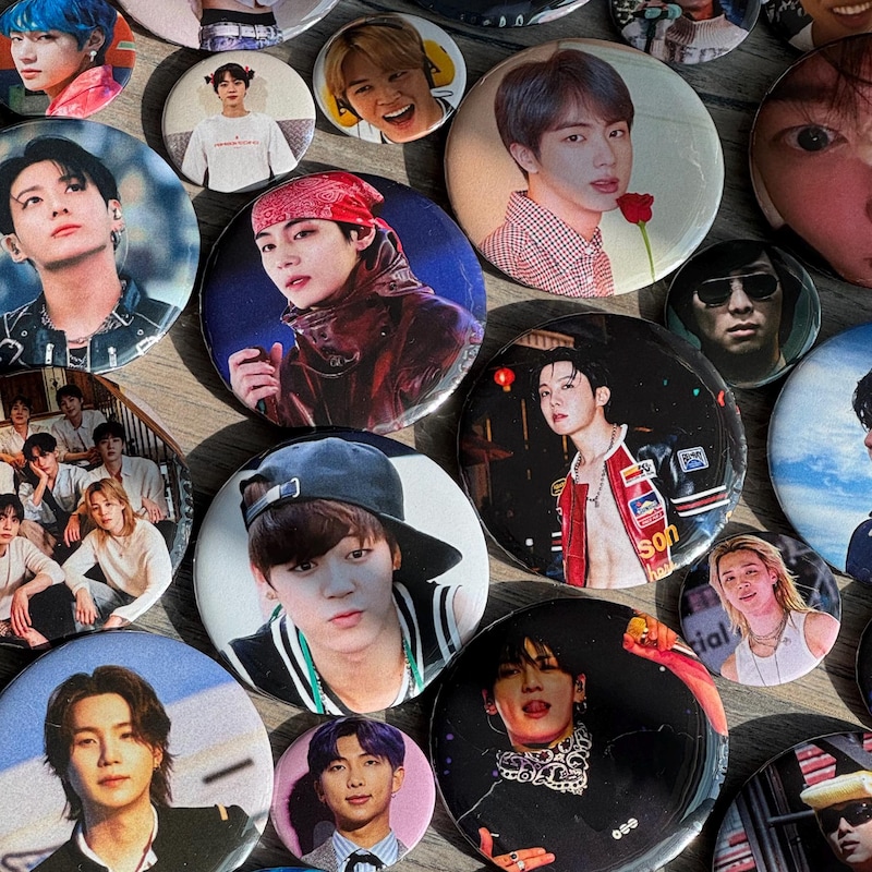 Bts Pins - Etsy