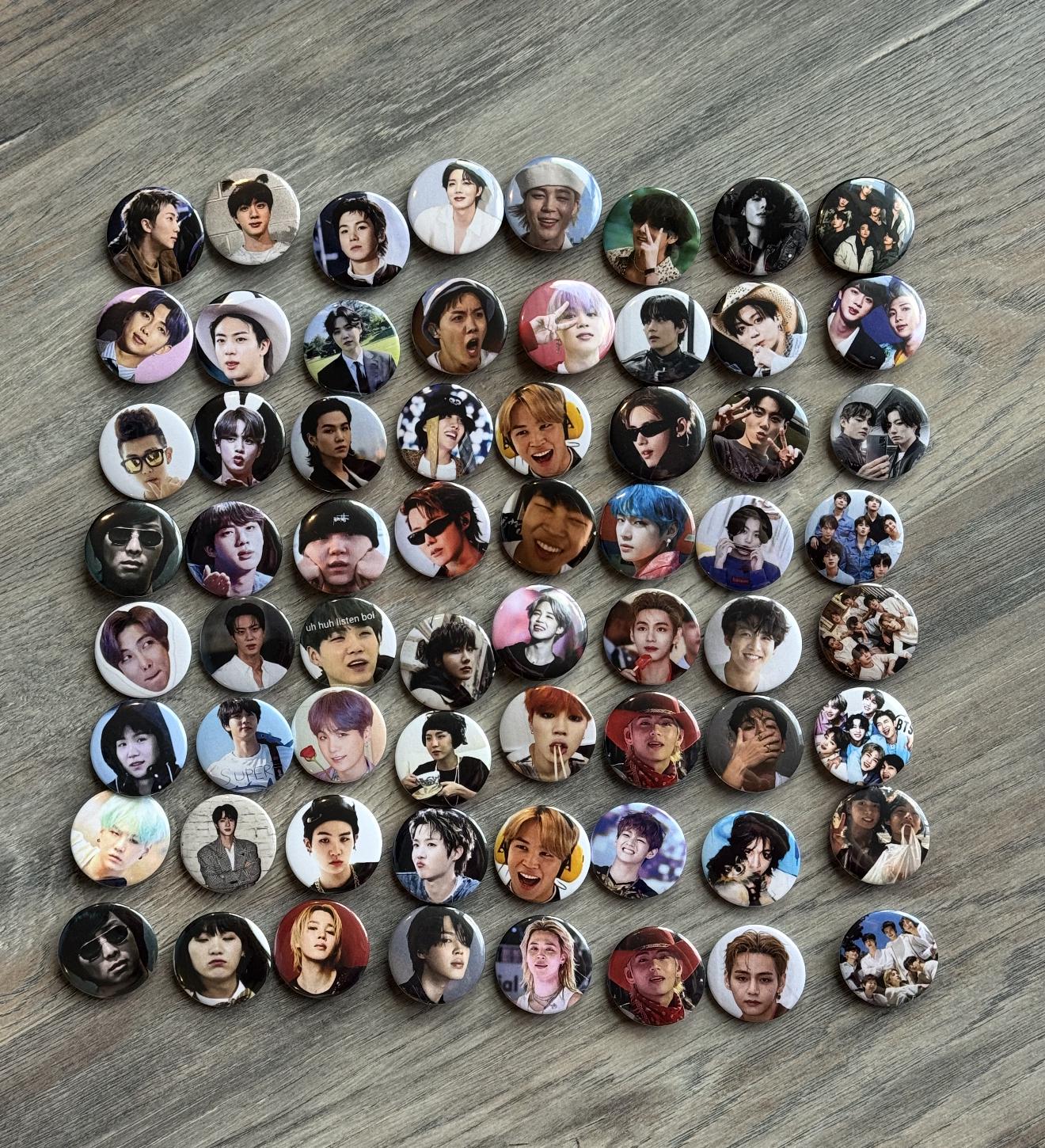 Bts Button Pins - Etsy