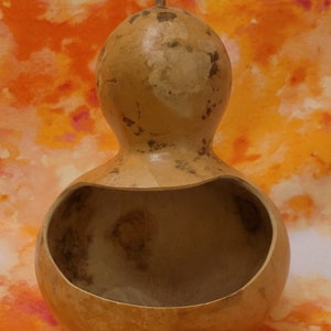 Natural Home-Grown Gourd Bowl for Candy/Spare Change/Keys/Dried Flowers