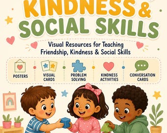 Preschool Friendship & Kindness Bundle - Printable SEL Activities for Pre-K and Kindergarten