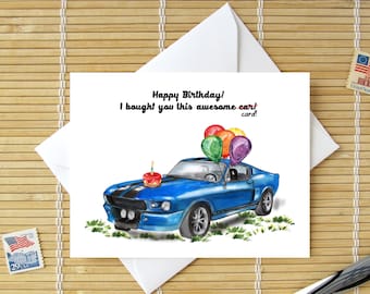 Vintage Muscle Car - Etsy