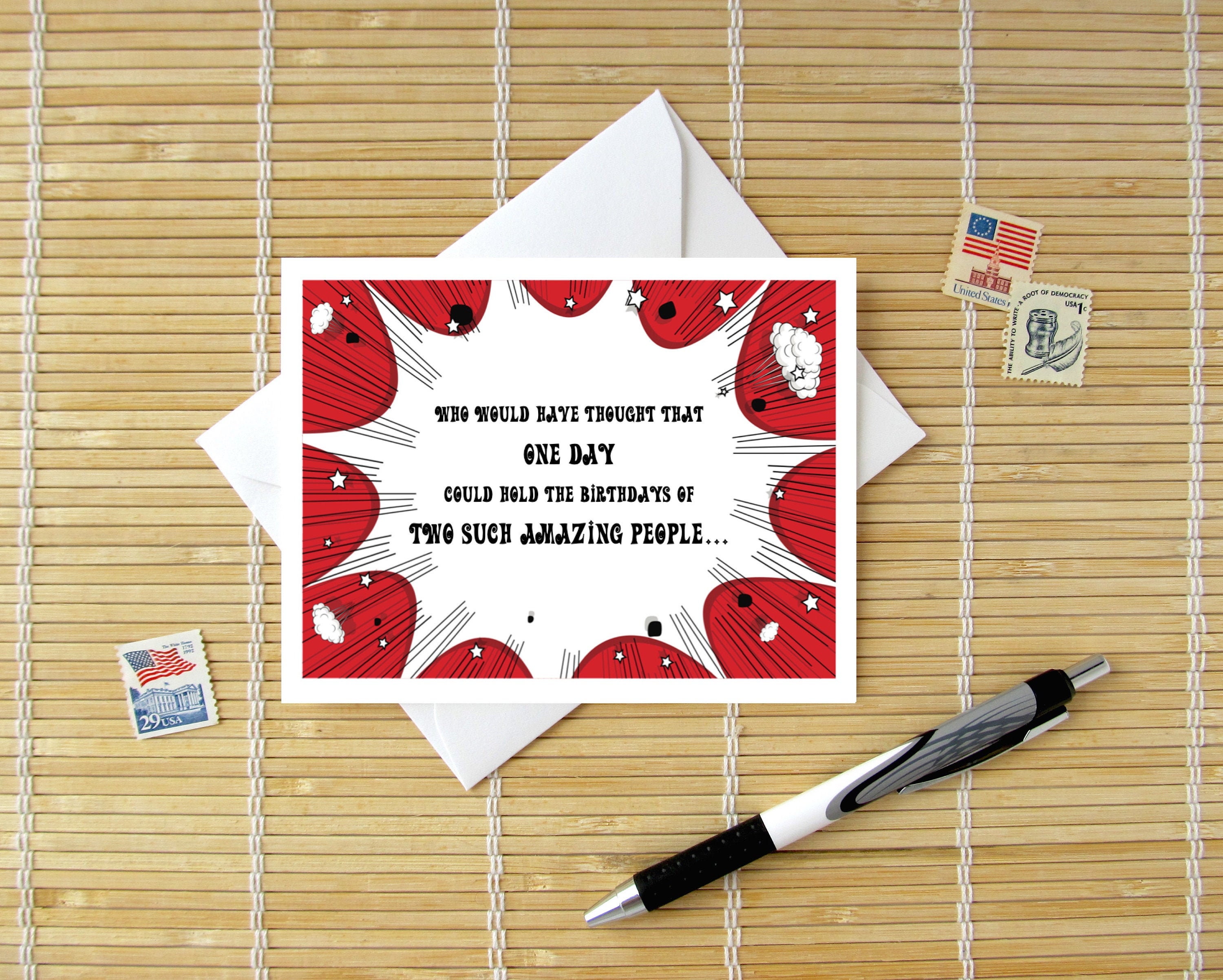 We Have The Same Birthday // Two Amazing Birthdays On The Same Etsy