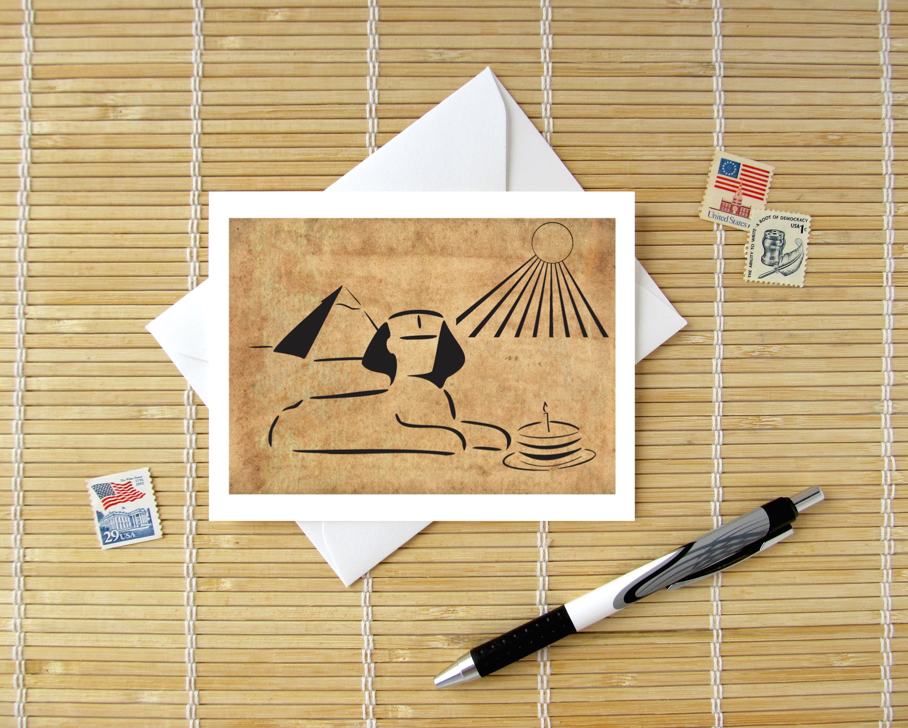 Ancient Egypt Birthday Party Card / Happy Birthday on the Nile Etsy UK