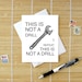 This is NOT A Drill - Humorous Birthday Card for Handyman / Caption ...