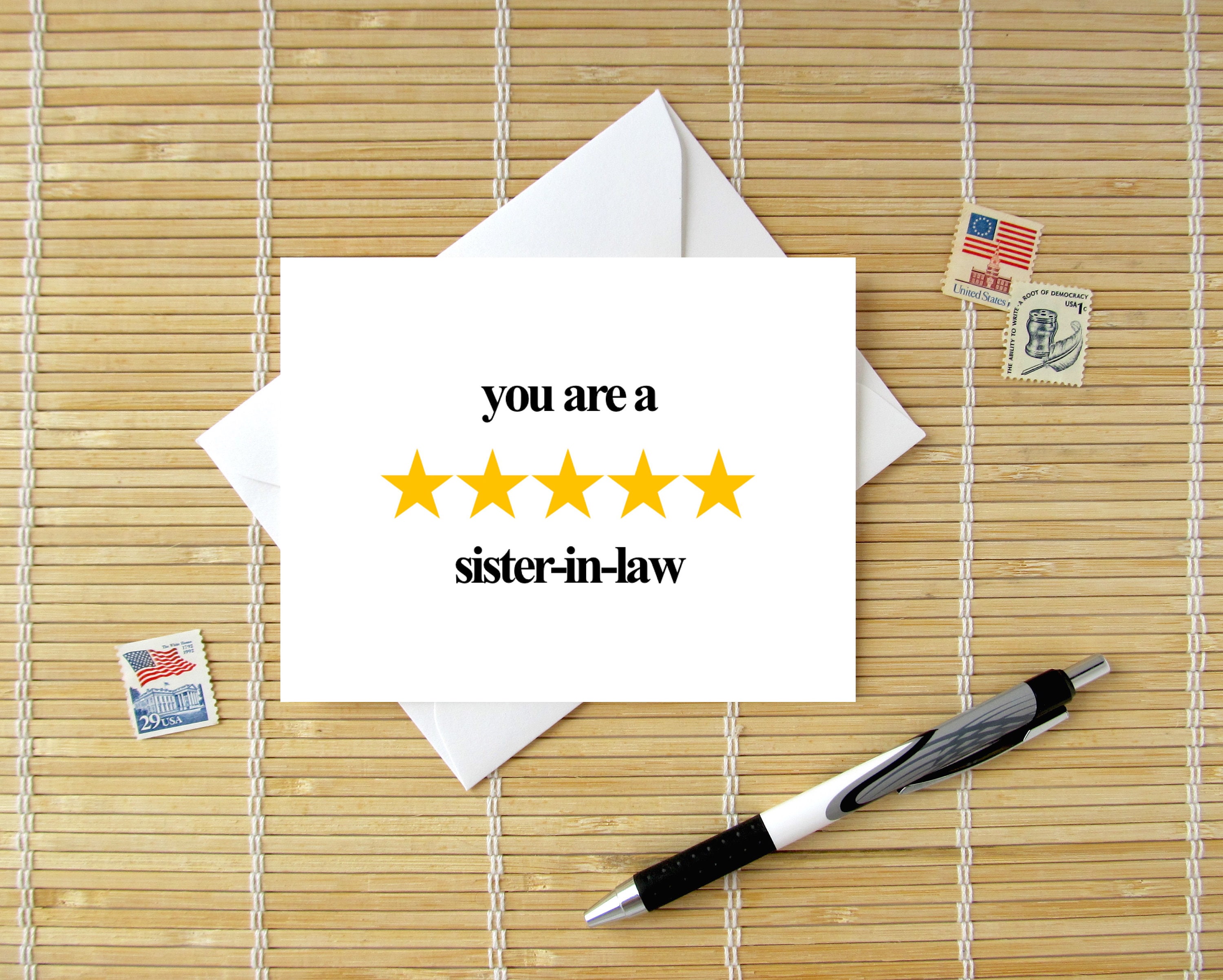 Top Rated Sister-in-law // Birthday Card for Sister-in-law // - Etsy