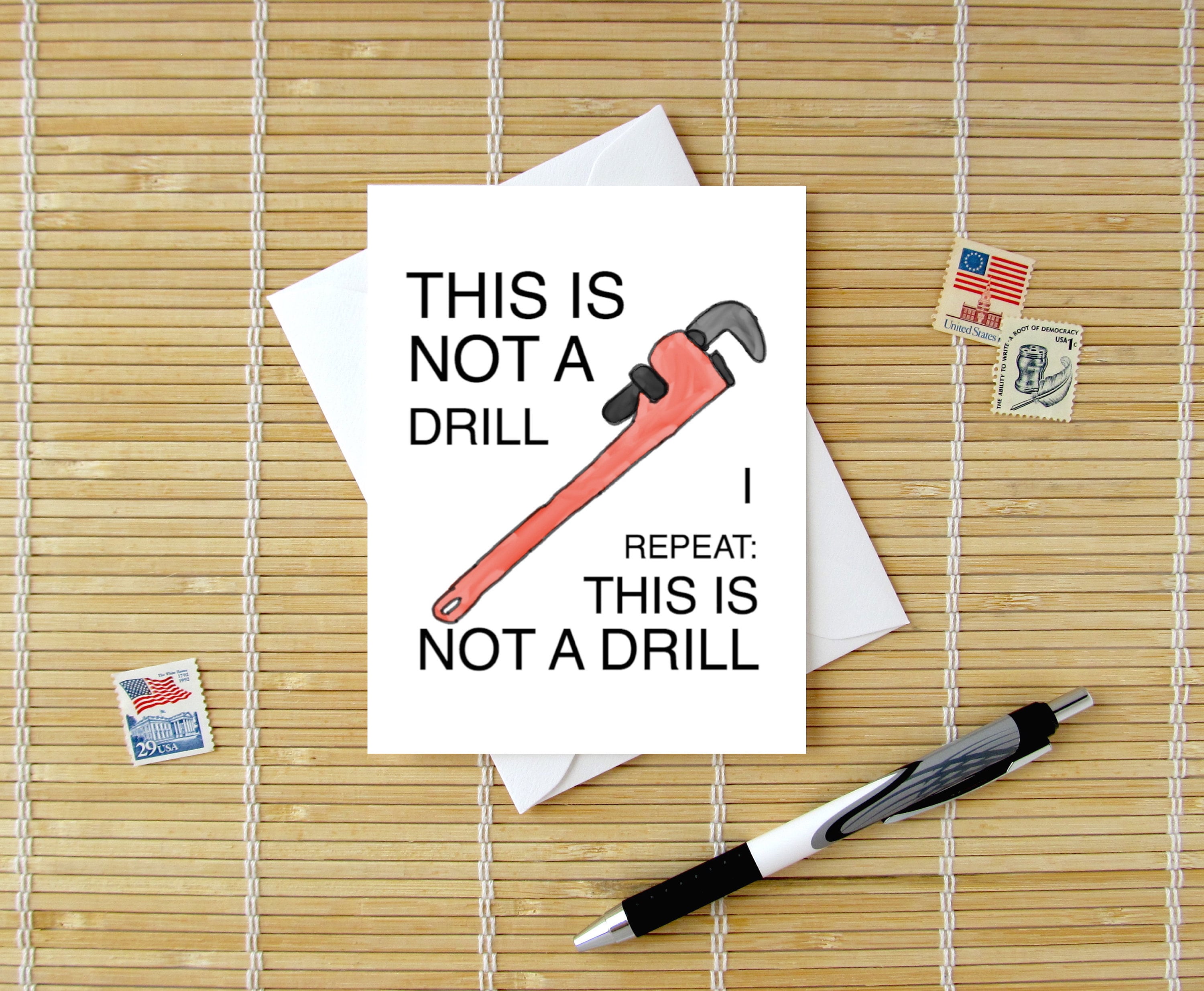 Humorous Handyman Birthday Card – This is NOT A Drill (4 Tool Options ...