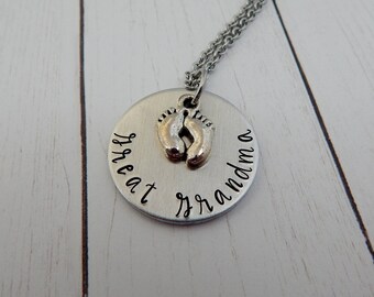 great grandma necklace etsy