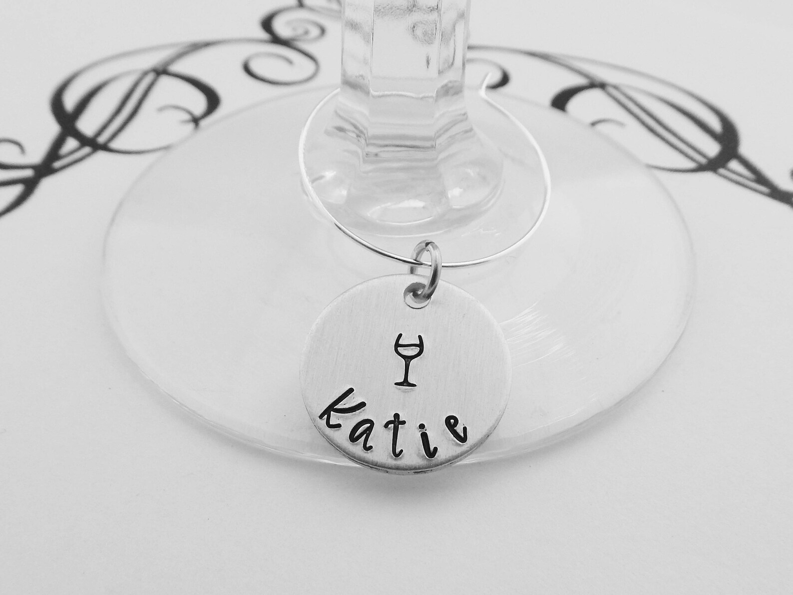 Personalized Wine Charm Custom Wine Charms Bachelorette Etsy