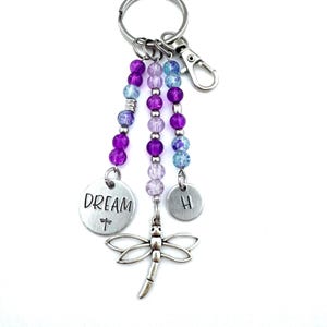 Personalized Dragonfly Purse Charm