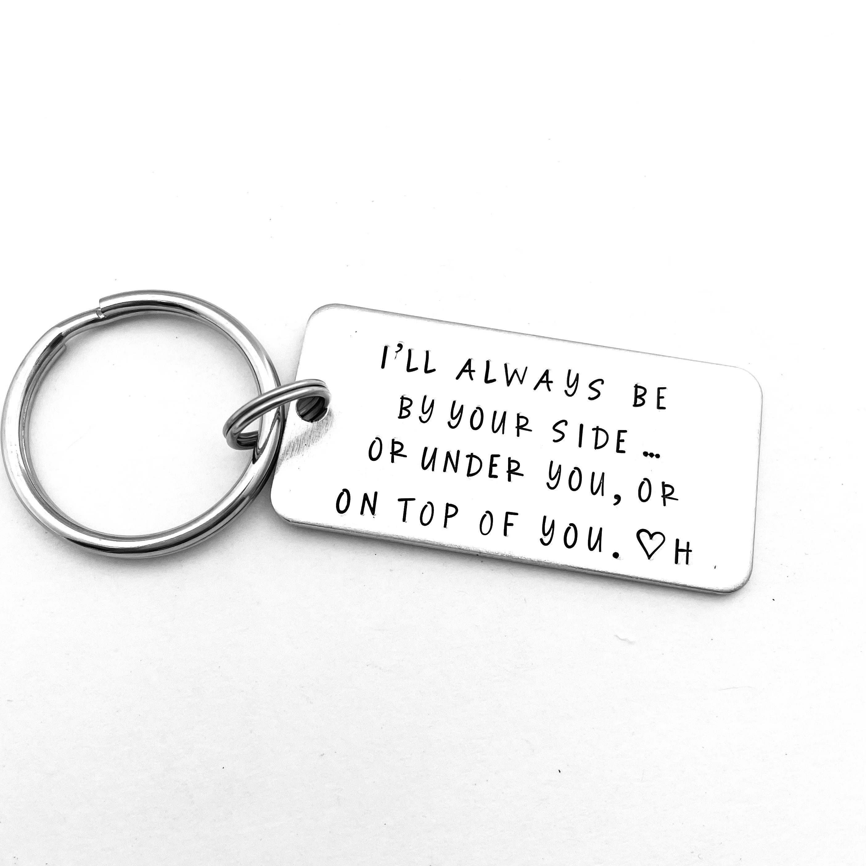 Lovers Boy Girl First Kiss You Are Always In My Heart Keychain Clip Gift