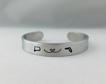 Best Friend Bracelet, Long Distance Relationship, Two State Bracelet, Gift for BFF, No Matter Where, Sister, Going Away Present