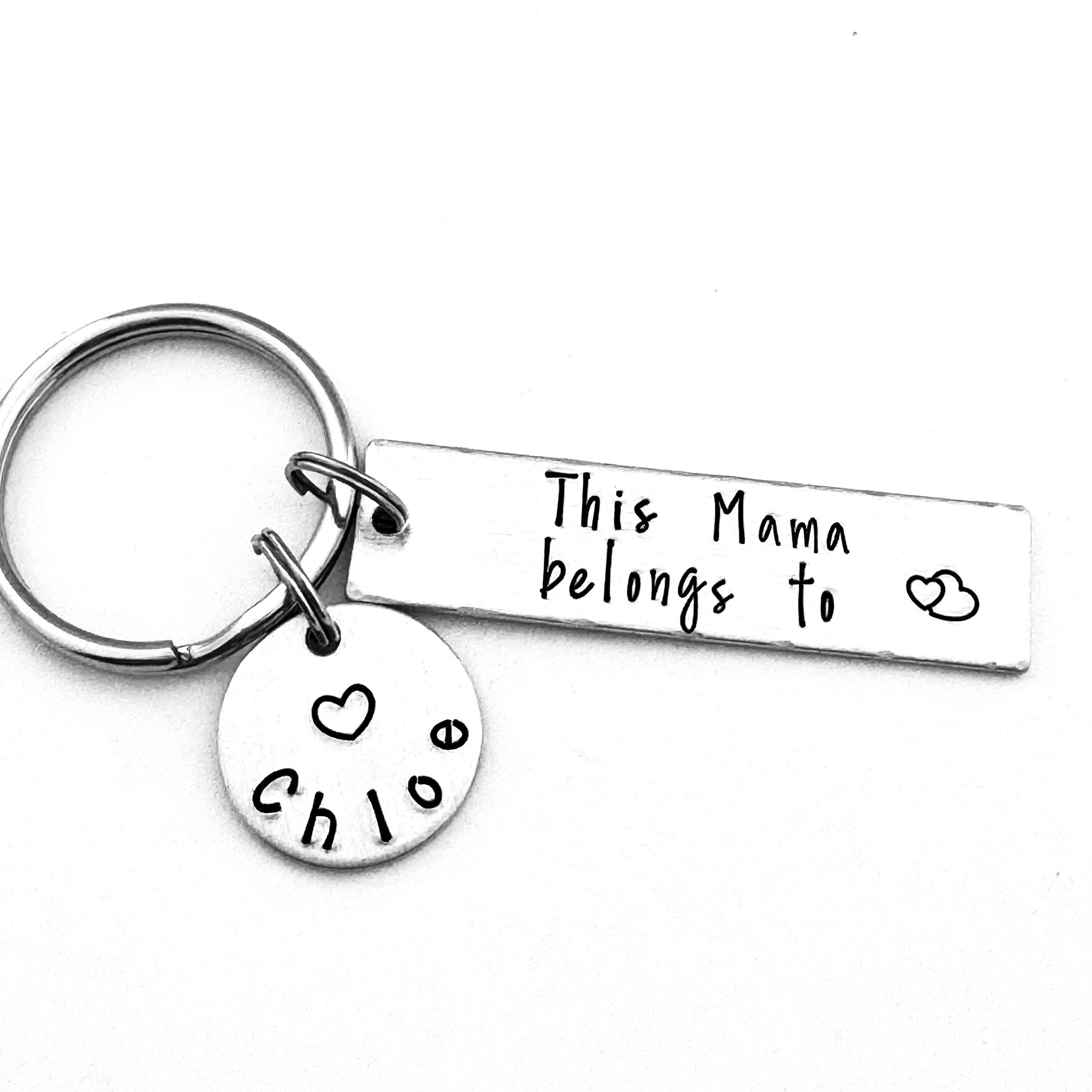 This Mama Belongs To, Personalized Custom Hand Stamped