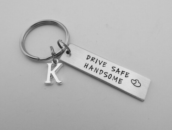 drive safe handsome keychain