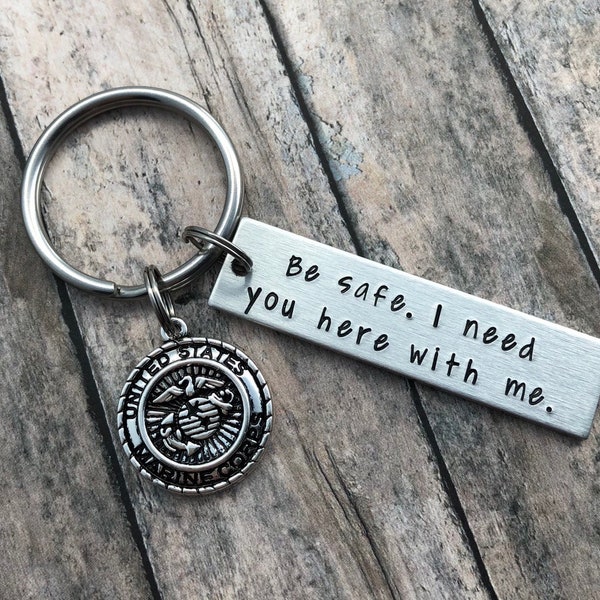 Marine Keychain Etsy