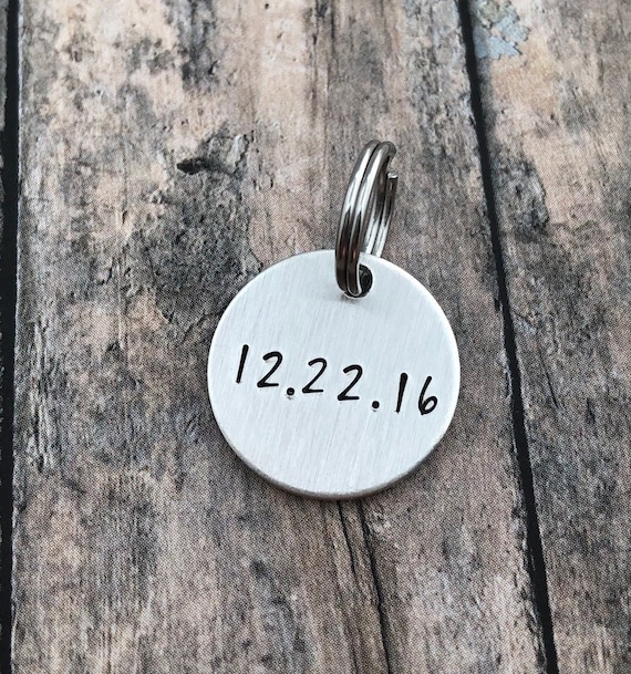 keychain with date