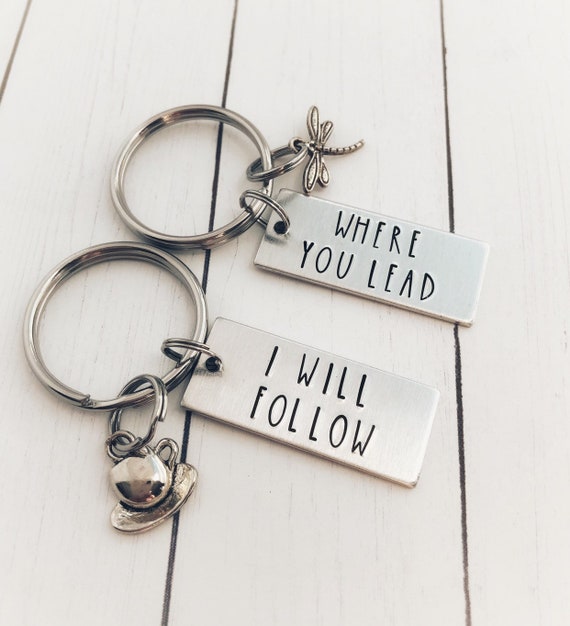 For My Soulmate Inspired Words Metal Keyring Sentimental Gift Range