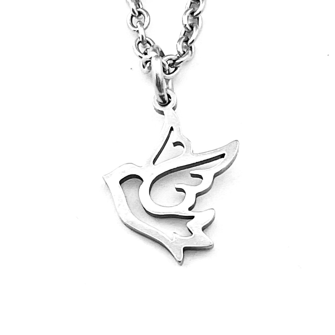 Dove Necklace Peace Necklace Dove Jewelry Christian Etsy