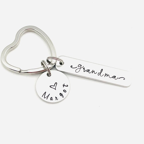 Personalzed Grandma Keychan,grandma Key Chan,gft For Grandma,mother