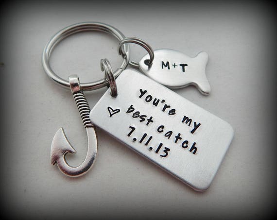 You're My Best Catch With Anniversary Date Personalized Hand