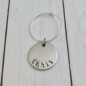 Personalized Wine Charms