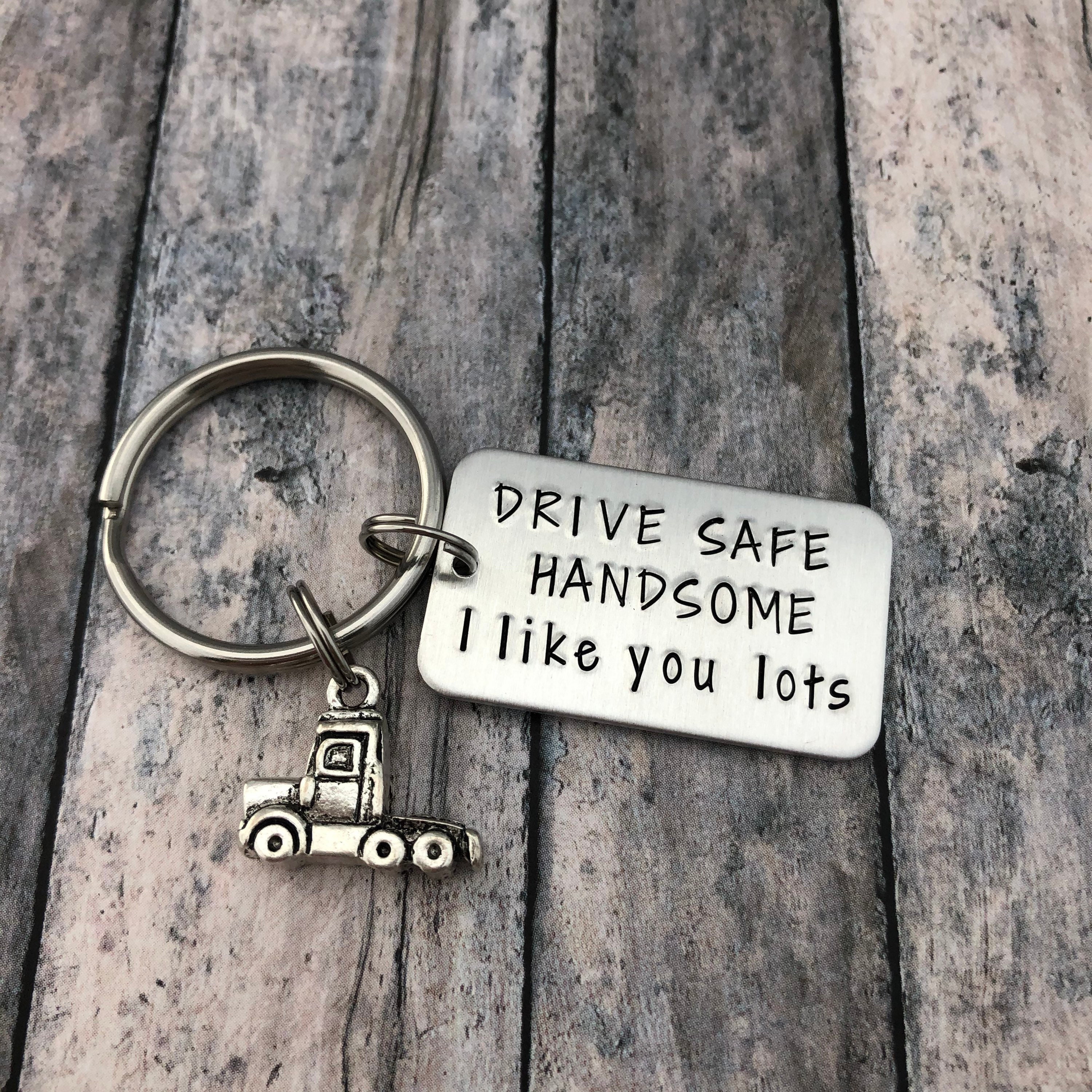 DRIVE SAFE HANDSOME I like you lots Gift for Boyfriend Truck Etsy