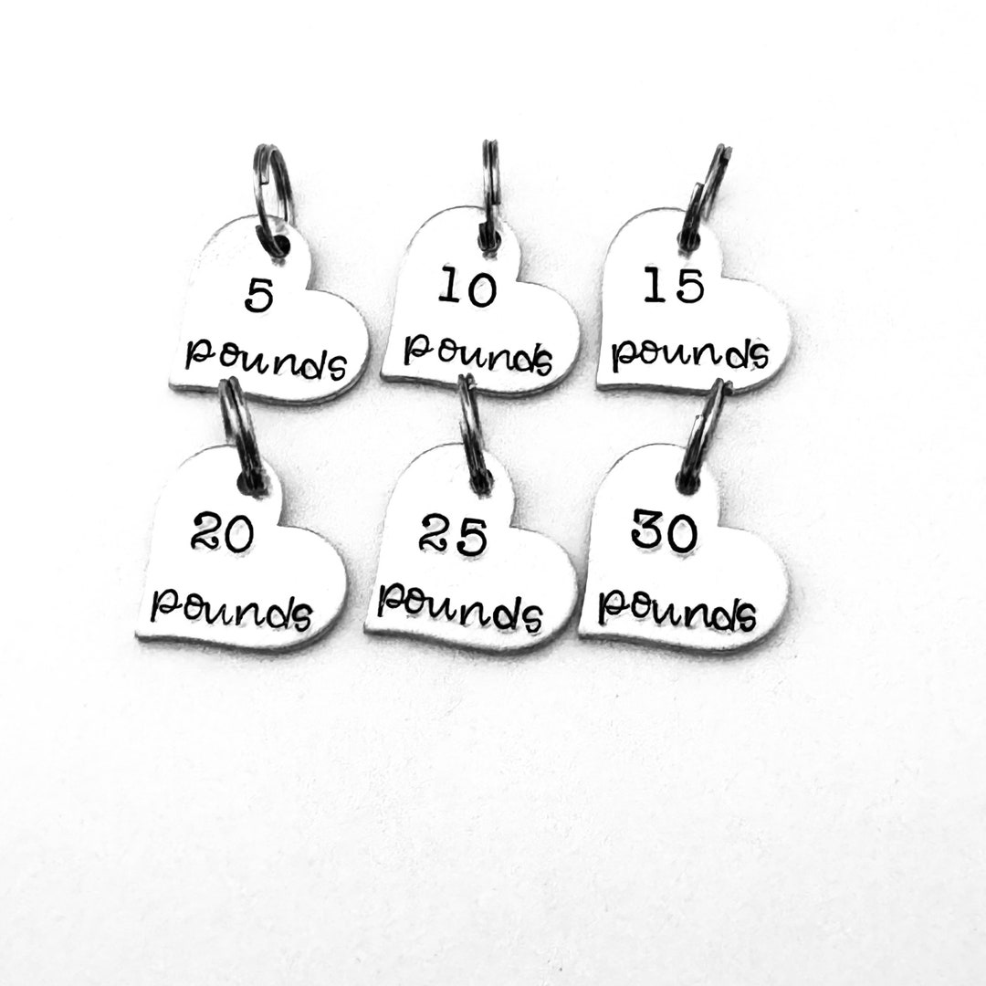 Weight Loss Charms, Weight Tracker Charms, Weight Management Charms, Add on Charms for Weight