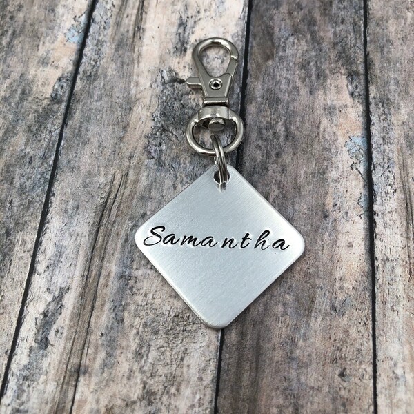 Name Zipper Pull Etsy