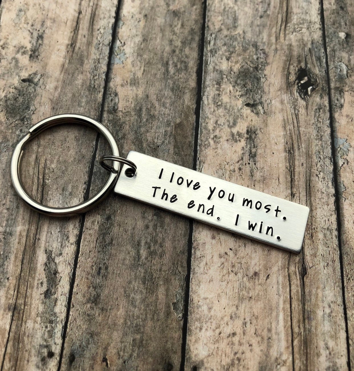 I love you most. The end. I win. - Boyfriend Gift - Anniversary - Val…
