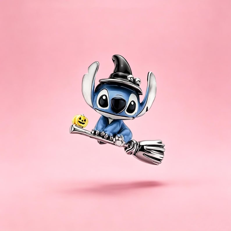 Pandora Stitch charm bead bracelet DIY accessory, cute cartoon pendant, spacer bead jewelry making gift women style 1
