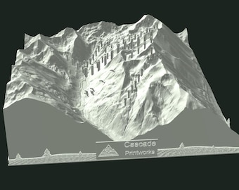 3D Ski Resort Maps