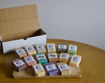 Paquete de muestra definitivo: 15 jabones únicos