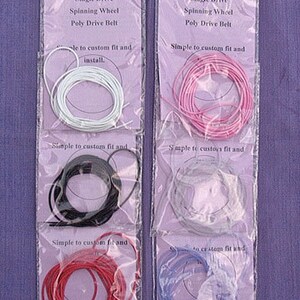 Drive band for single drive spinning wheels, stretchy. FREE USA shipping