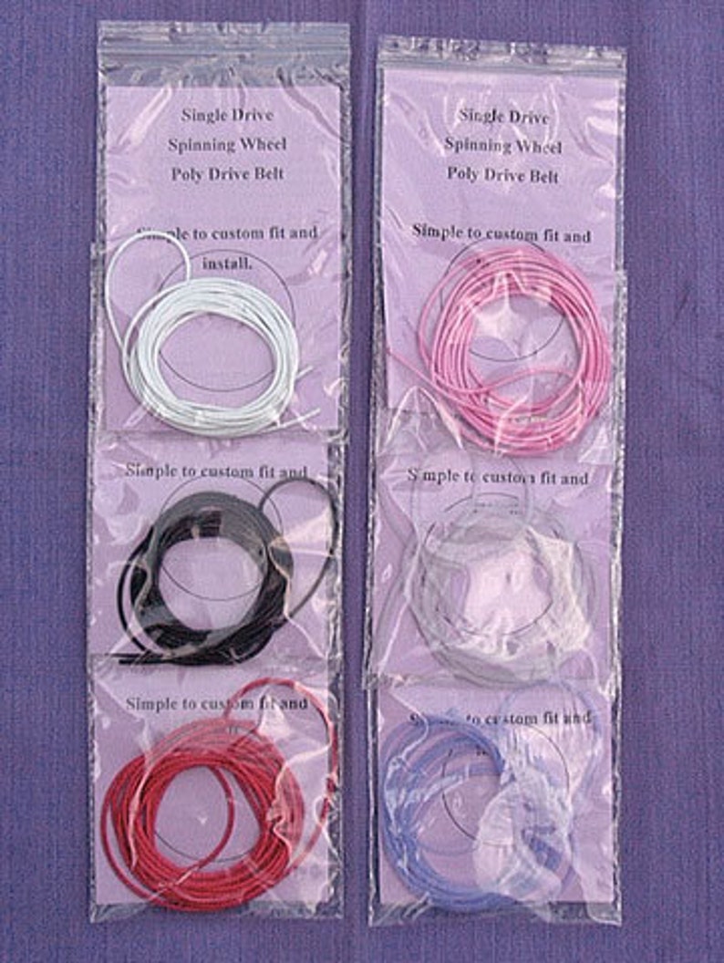 Drive band for double drive spinning wheels, stretchy. FREE USA shipping image 2