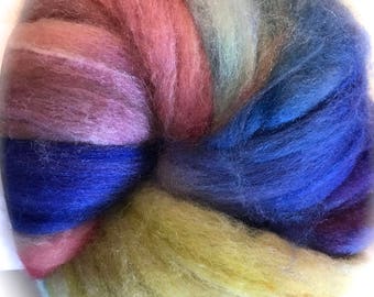 Fun! Pixie Dust Roving Top -  4oz, 113g in 4 choices of fibers, merinos, silks, bamboo, blends